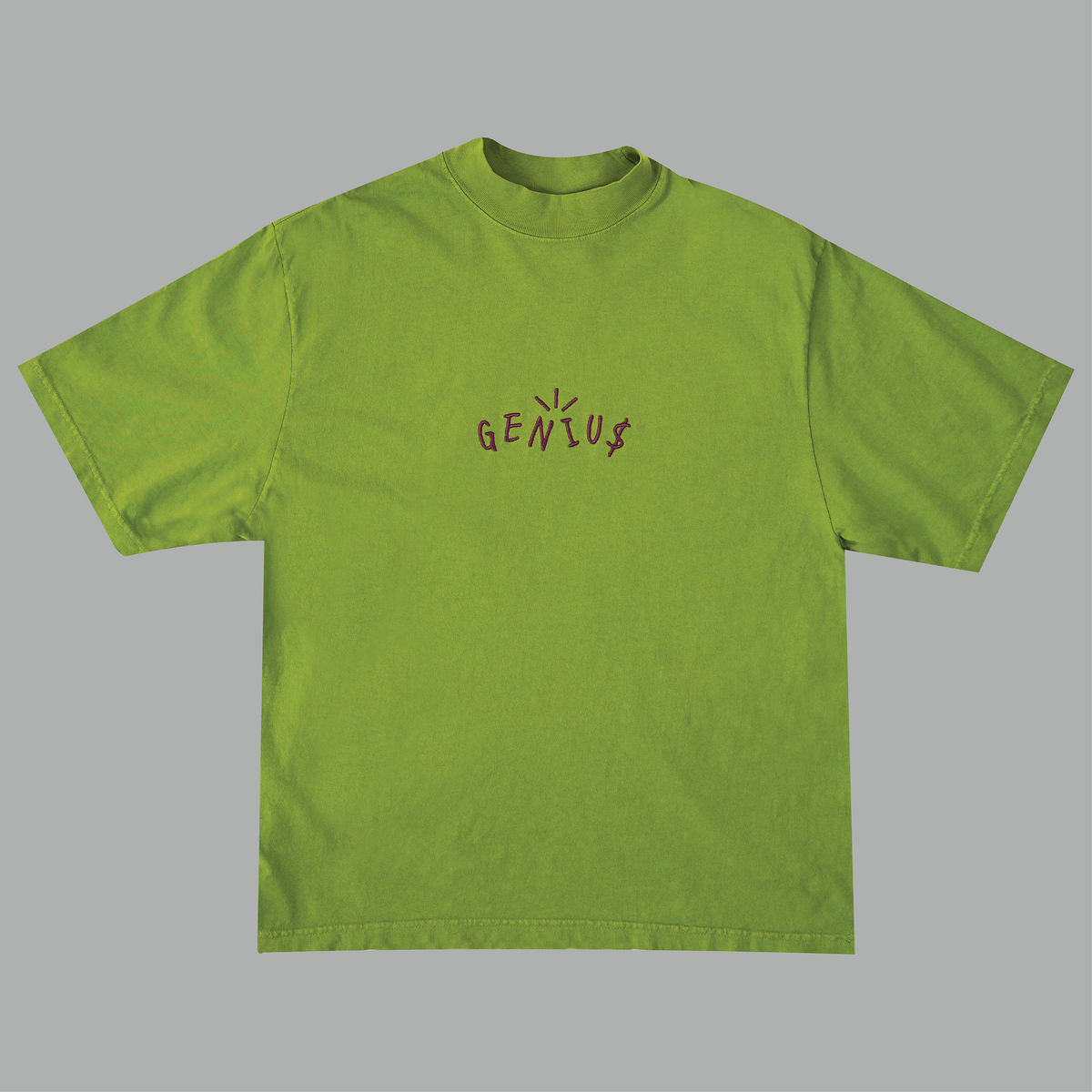 MOCK NECK OG LOGO TEE (KERMIT) – GENIU$ PIECE$