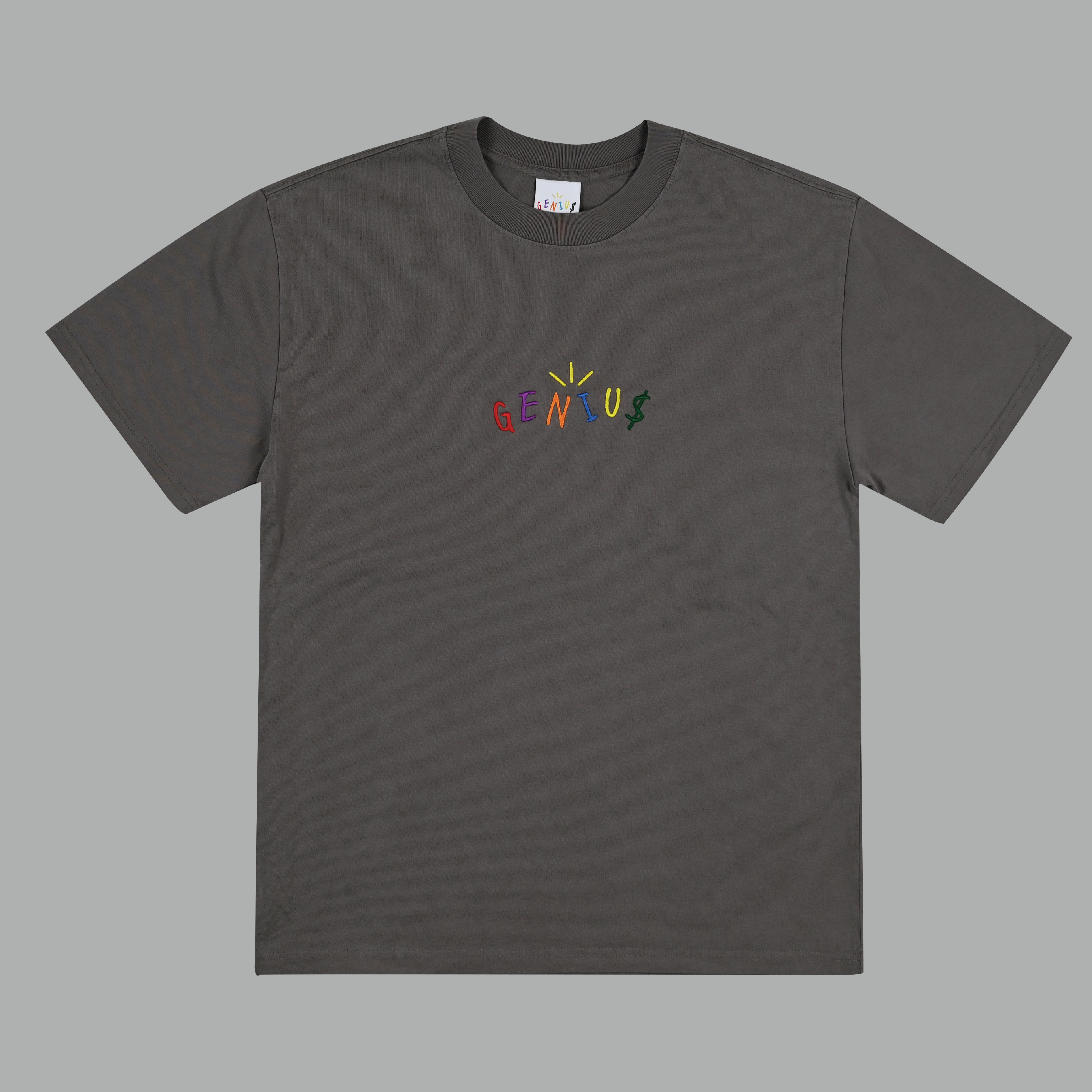 OG LOGO TEE (WASHED GRAPHITE) – GENIU$ PIECE$