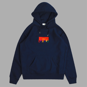 "OUTSIDE THE BOX LOGO" HOODIE (NAVY)