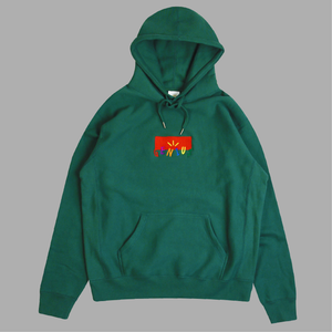 "OUTSIDE THE BOX LOGO" HOODIE (GREEN)