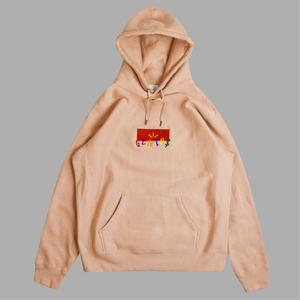 "OUTSIDE THE BOX LOGO" HOODIE (CORAL)