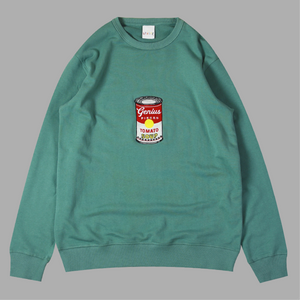 "CAN$ FOR CHRIST" SWEATER (SAGE GREEN)