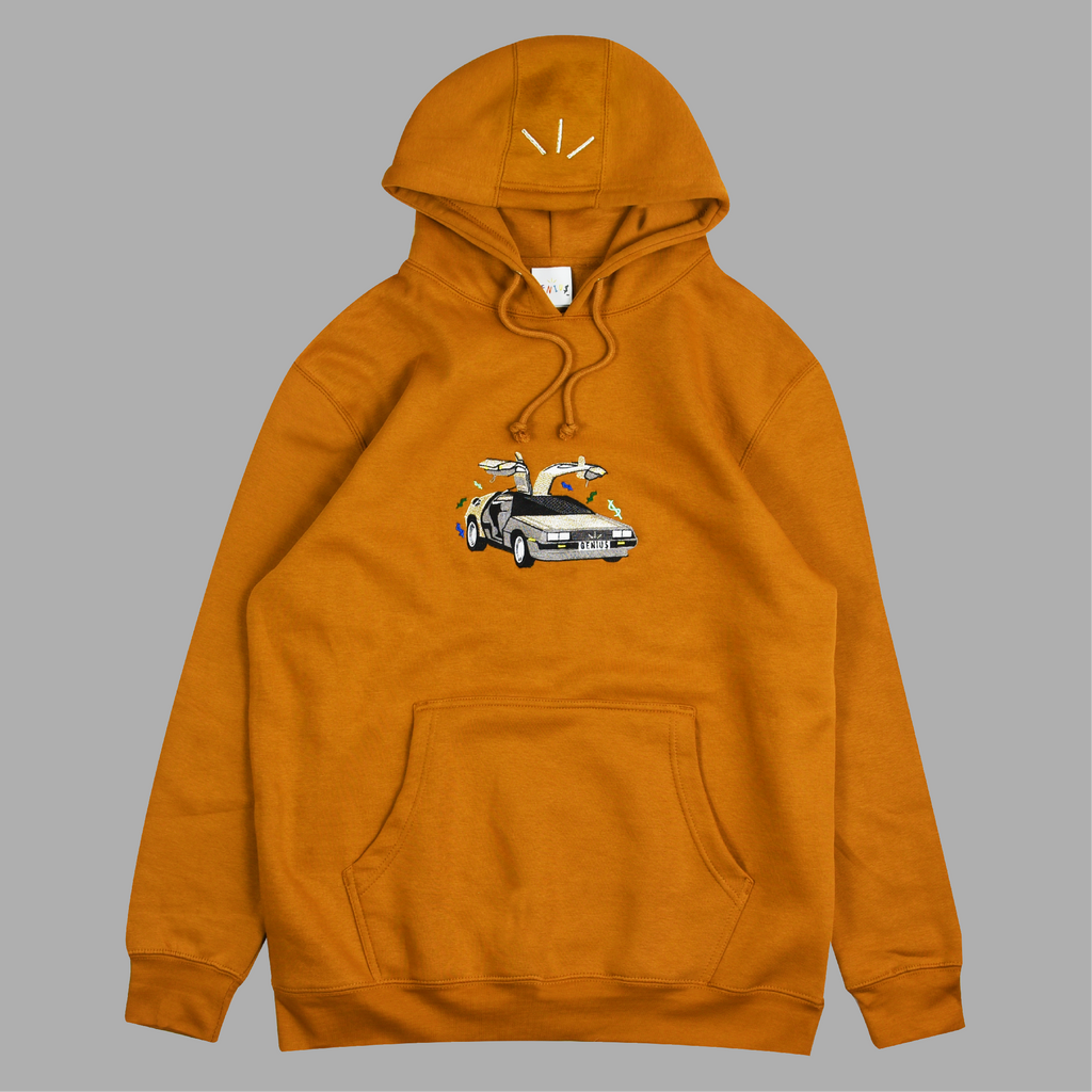 "TIME MACHINE" HOODIE (BUTTERSCOTCH)