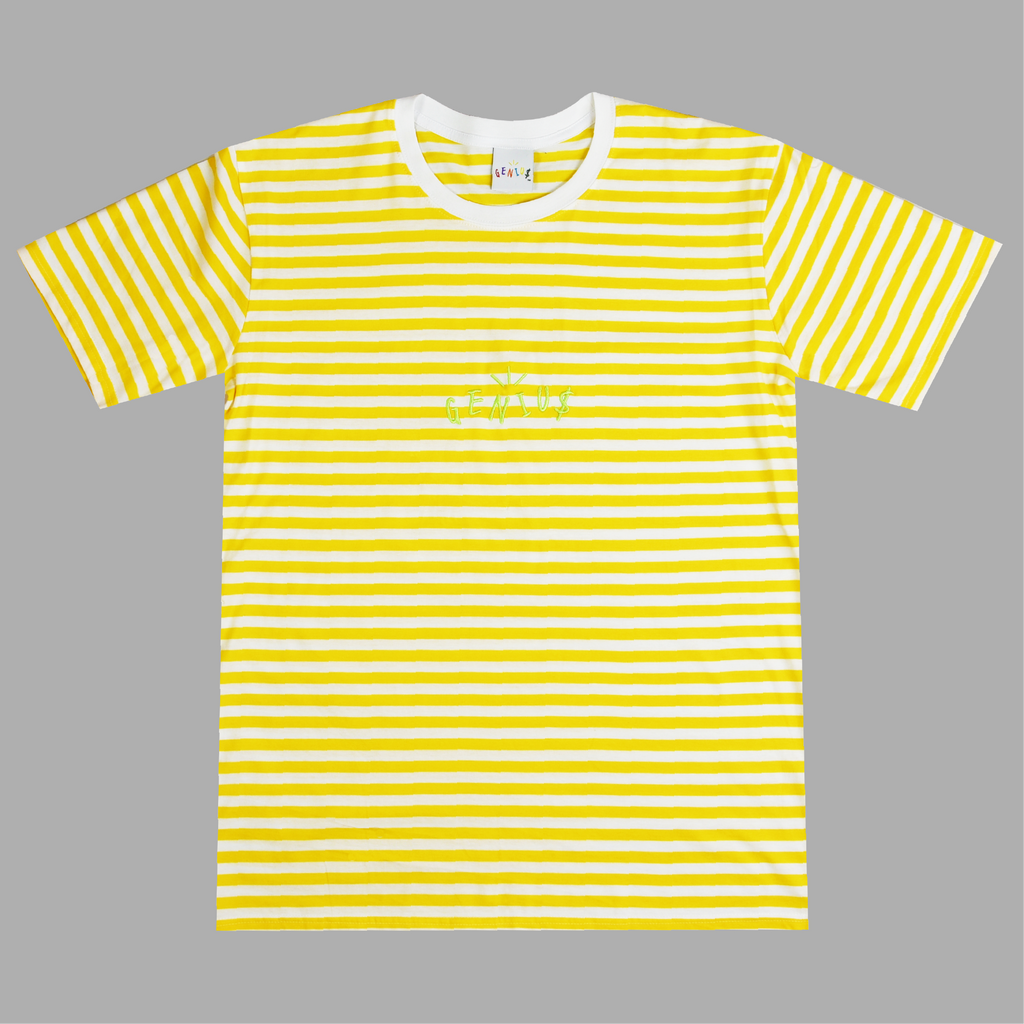 "LIME LOGO" STRIPE TEE